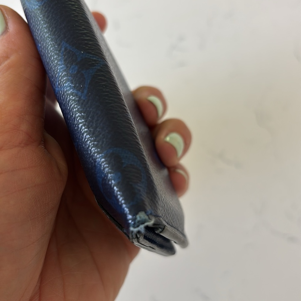 LV blue wallet - Picture 10 of 12